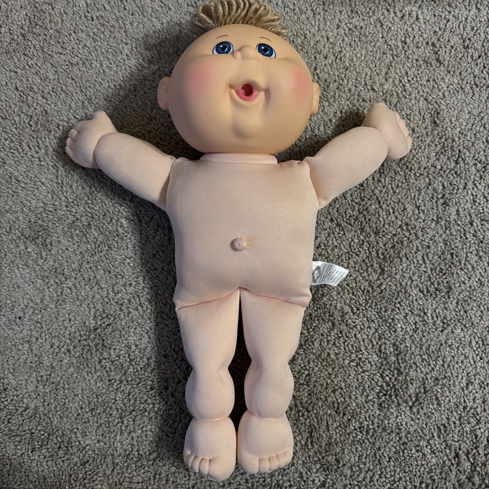 CABBAGE PATCH KID BABYLAND EXCLUSIVE BABY BOY 2015 Paci Mouth Blue Eyed SIGNED